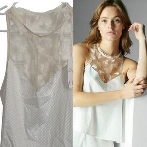 ❤️Simone Perele  lace off white NWT  tank top blouse size 4
